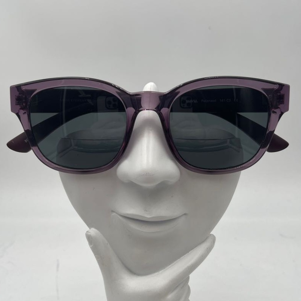 Europa Purple Oval Sunglasses Frames 141-C3